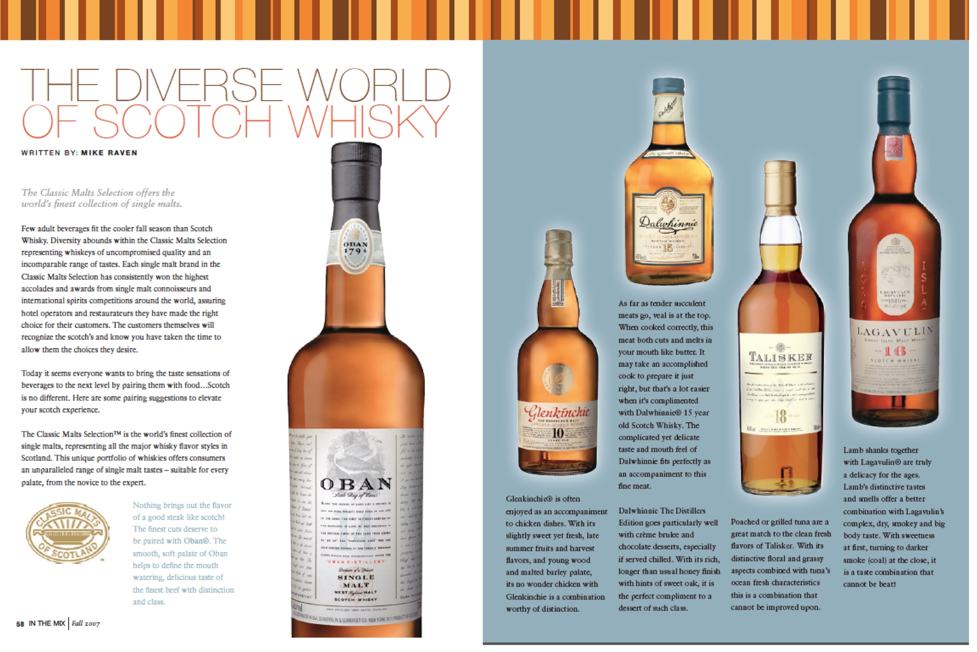 DIAGEO Magazine spread