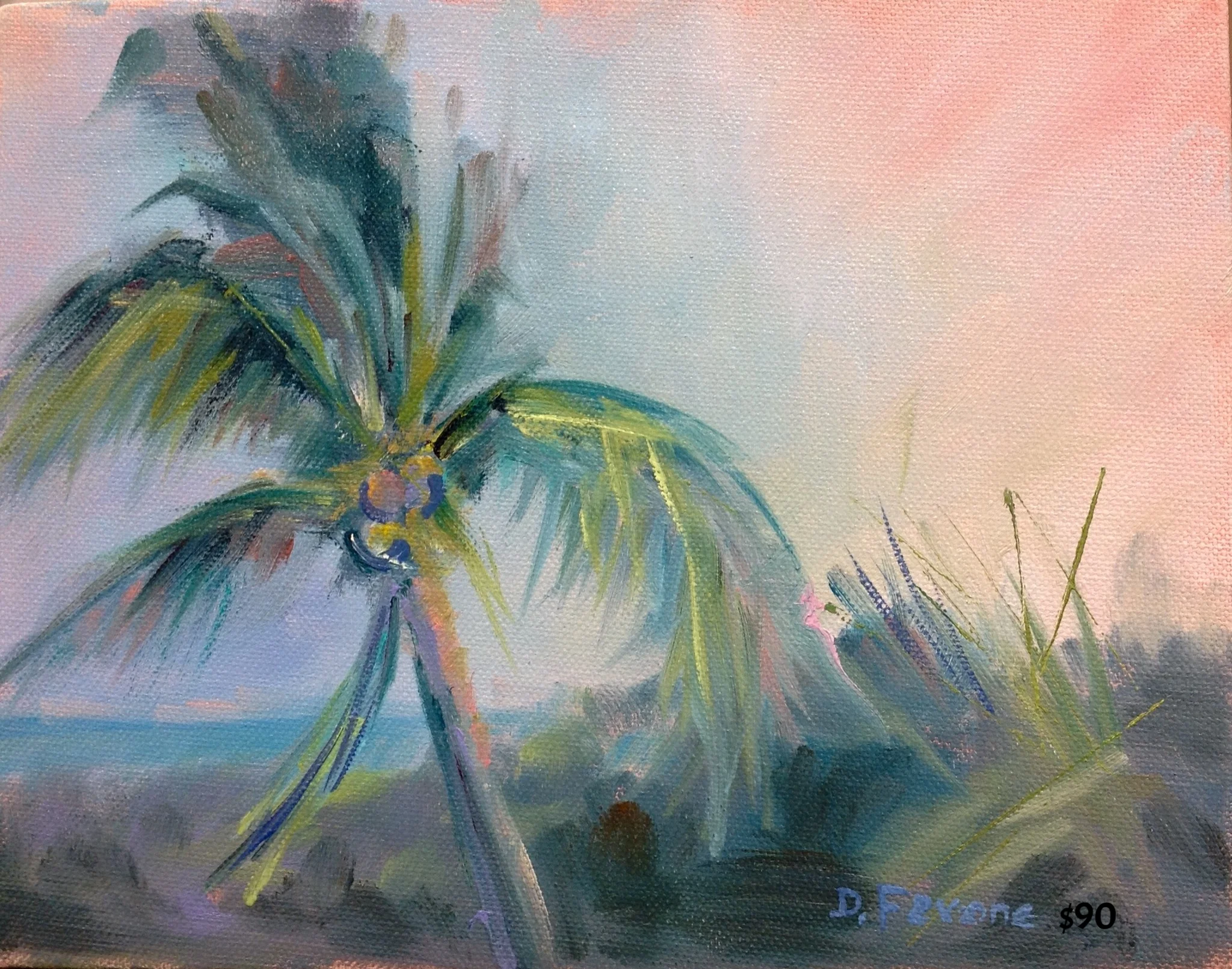 PALM TREE IN THE WIND