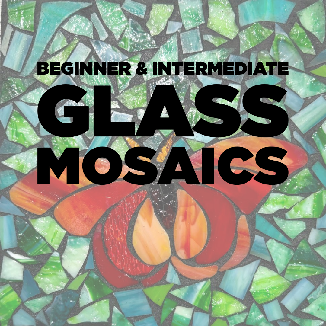 Glass Mosaics with Blue Dragon Glass