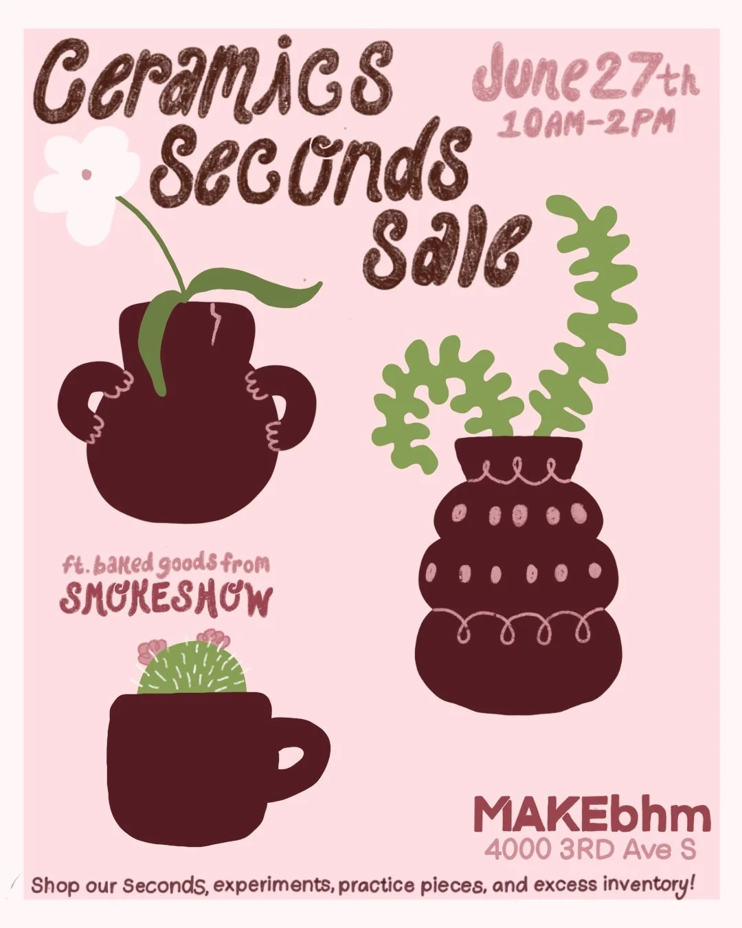 Ceramics Seconds Sale