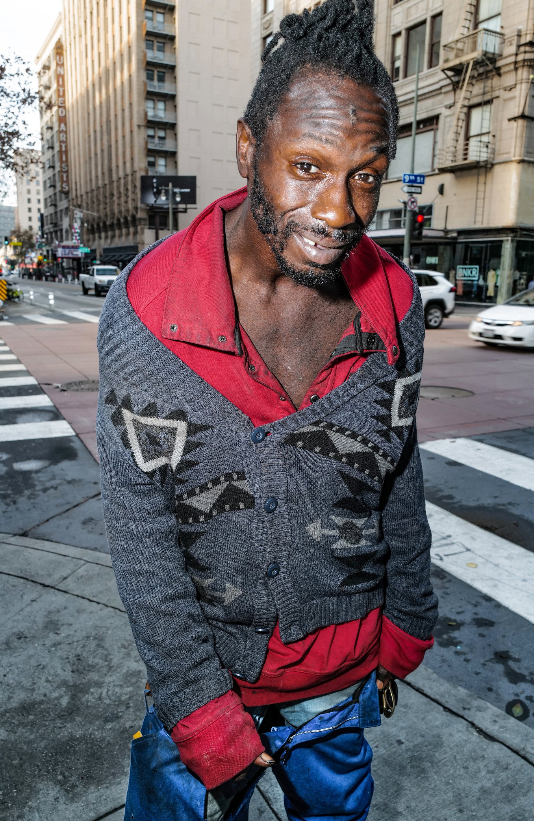 Lee, Homeless Man with Fashion Style, Los Angeles 2020
