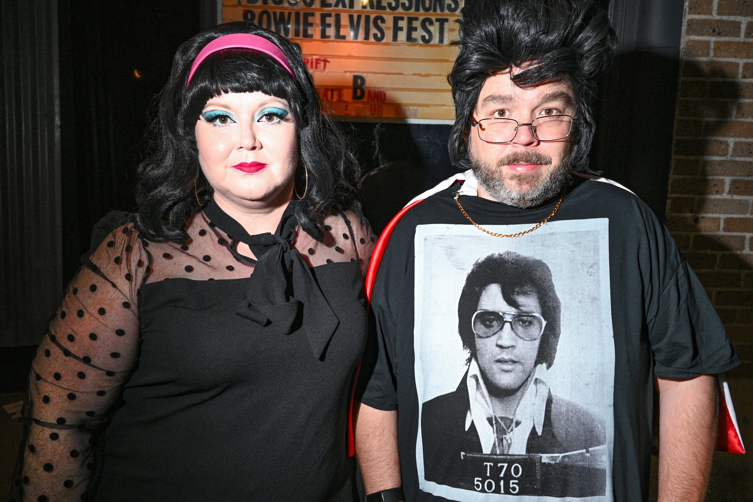 Couple at a Elvis Presley Event, Houston 2023