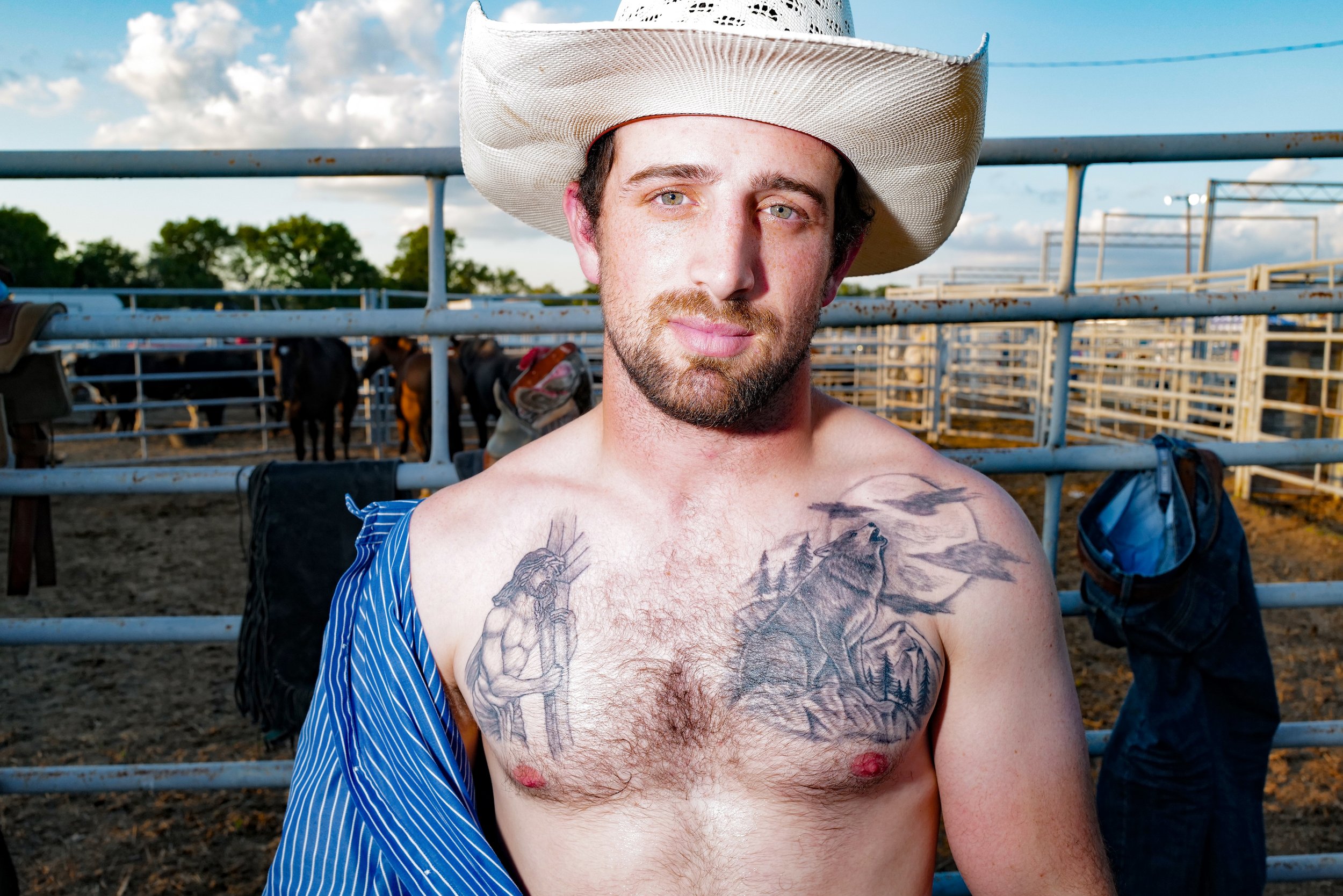 AJ, Bareback Bronc Cowboy, Columbus, Texas 2023