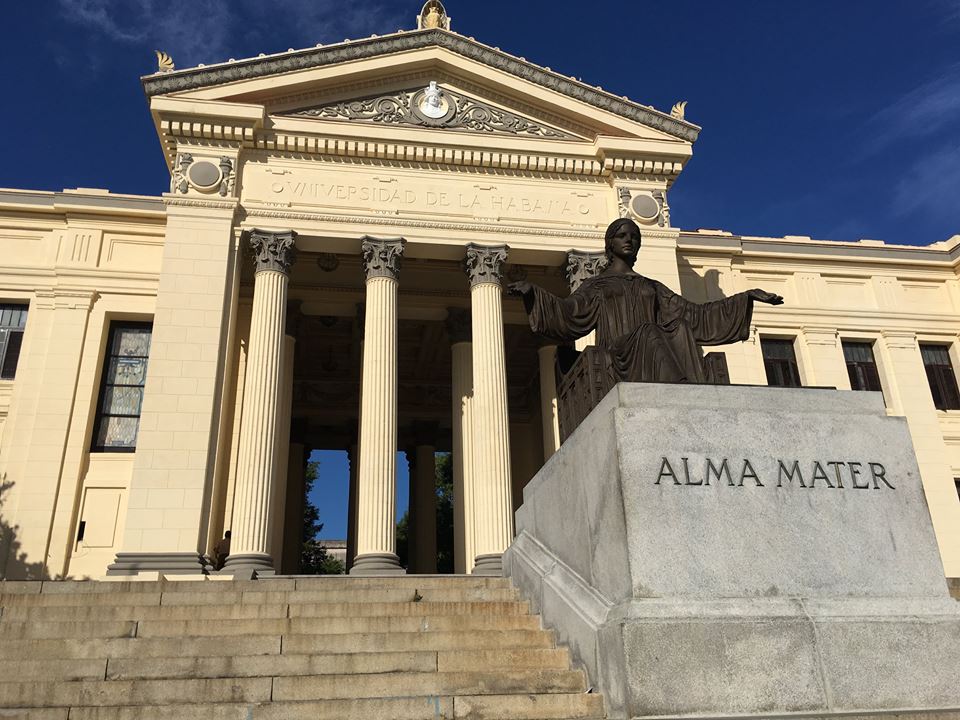 Beautiful Greek Architecture - The University of Havana campus looks like something out of Greece with large columns and stately staircases.