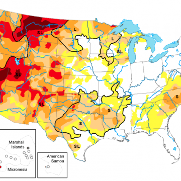 U.S. Drought Monitor Shows Expanded Drought Conditions