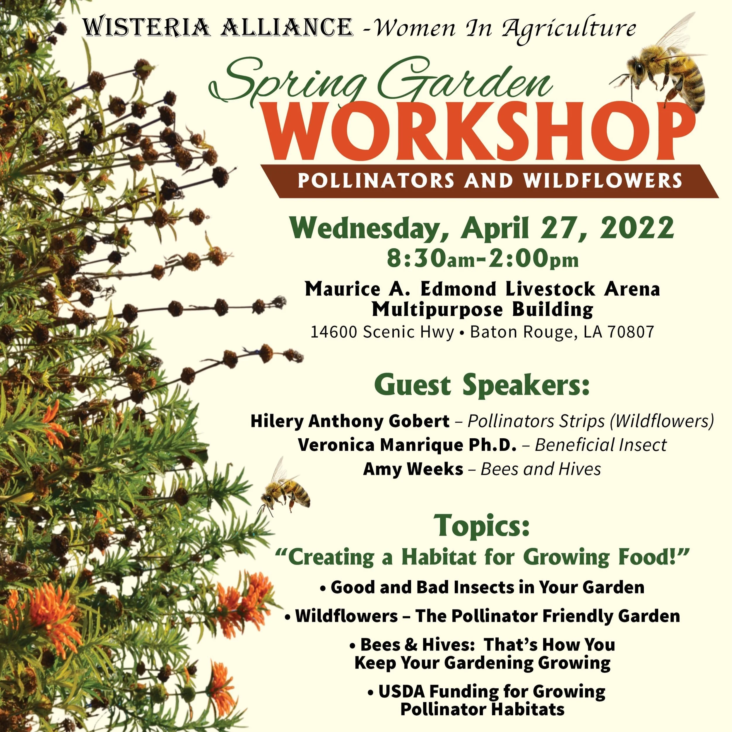 SU Ag Center Set to Host its Spring Garden Workshop on April 27