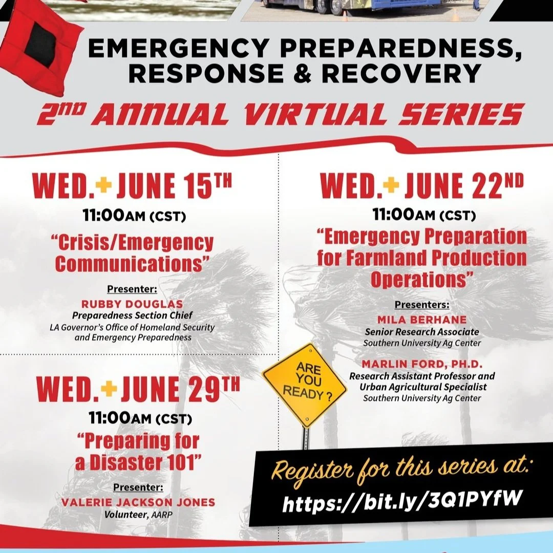 SU Ag Center Continues its Emergency Preparedness Virtual Series
