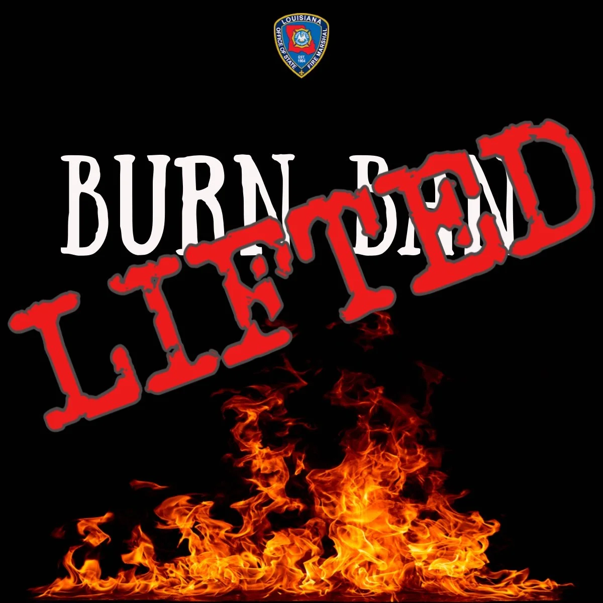 Burn bans lifted in Bossier, Natchitoches