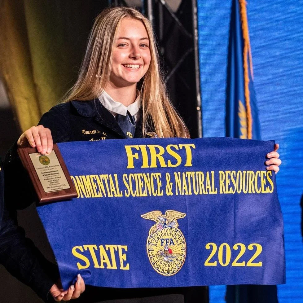 Louisiana FFA Members Named as National Finalists in Agricultural Award Areas