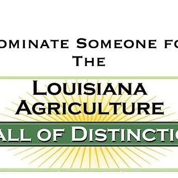 Louisiana Agriculture Hall Of Distinction Accepting Nominations