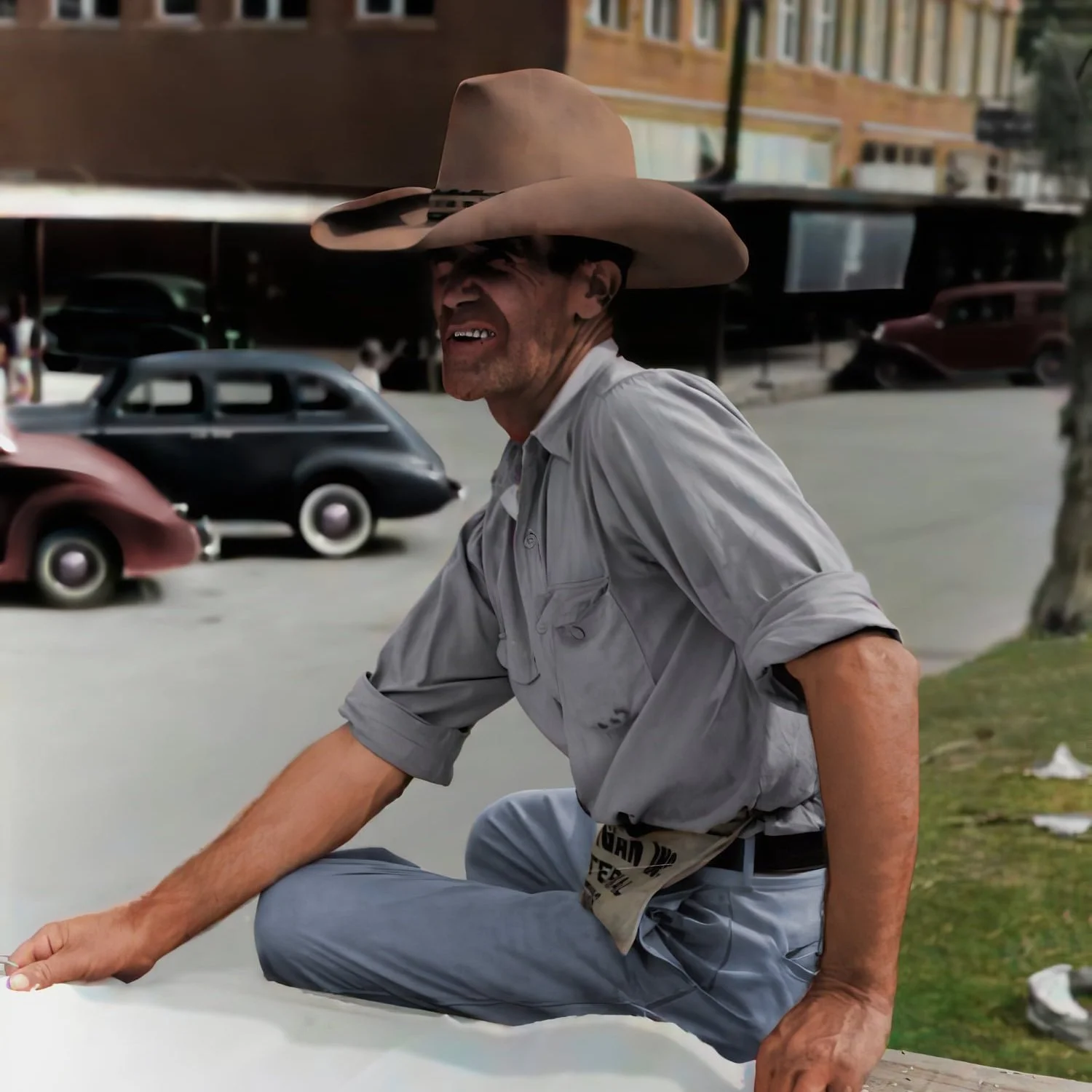 Colorized Photos Of The 1938 Rice Festival In Crowley