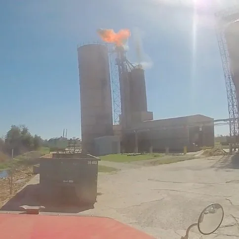 Dashcam Video Captures Explosion at Grain Elevator