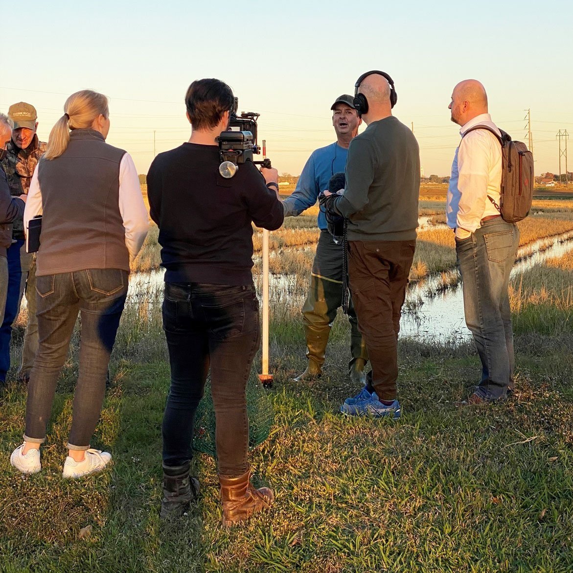 USA Rice Meets the Press in Southwest Louisiana