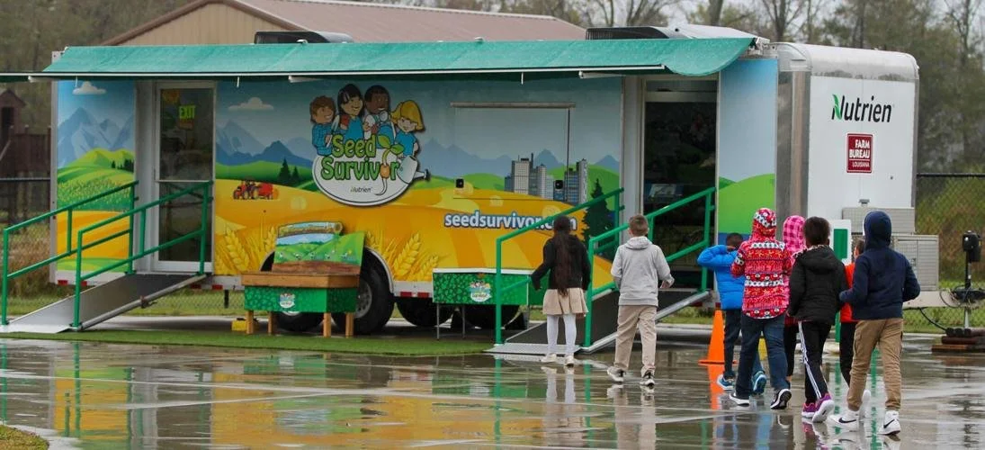 Agriculture Classroom on Wheels Visits Ascension Public Schools