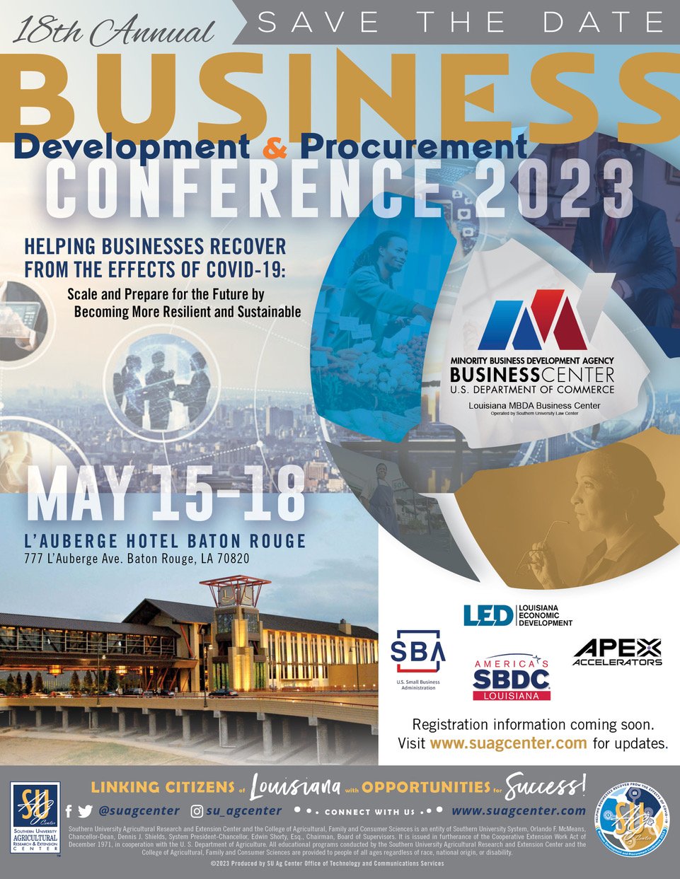 SU Ag Center set for 18th Annual Business Development &amp; Procurement Conference