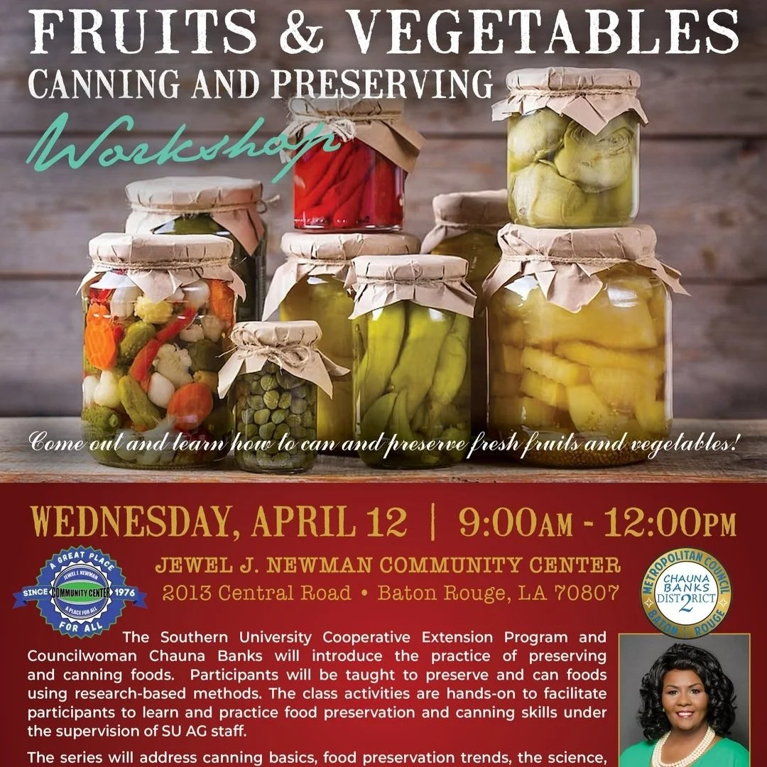 Fruits and Vegetable Canning and Preserving Workshop set for April 12, 2023