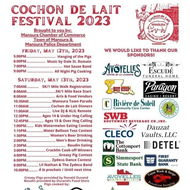 Mansura Celebrates At The Cochon De Lait Festival 