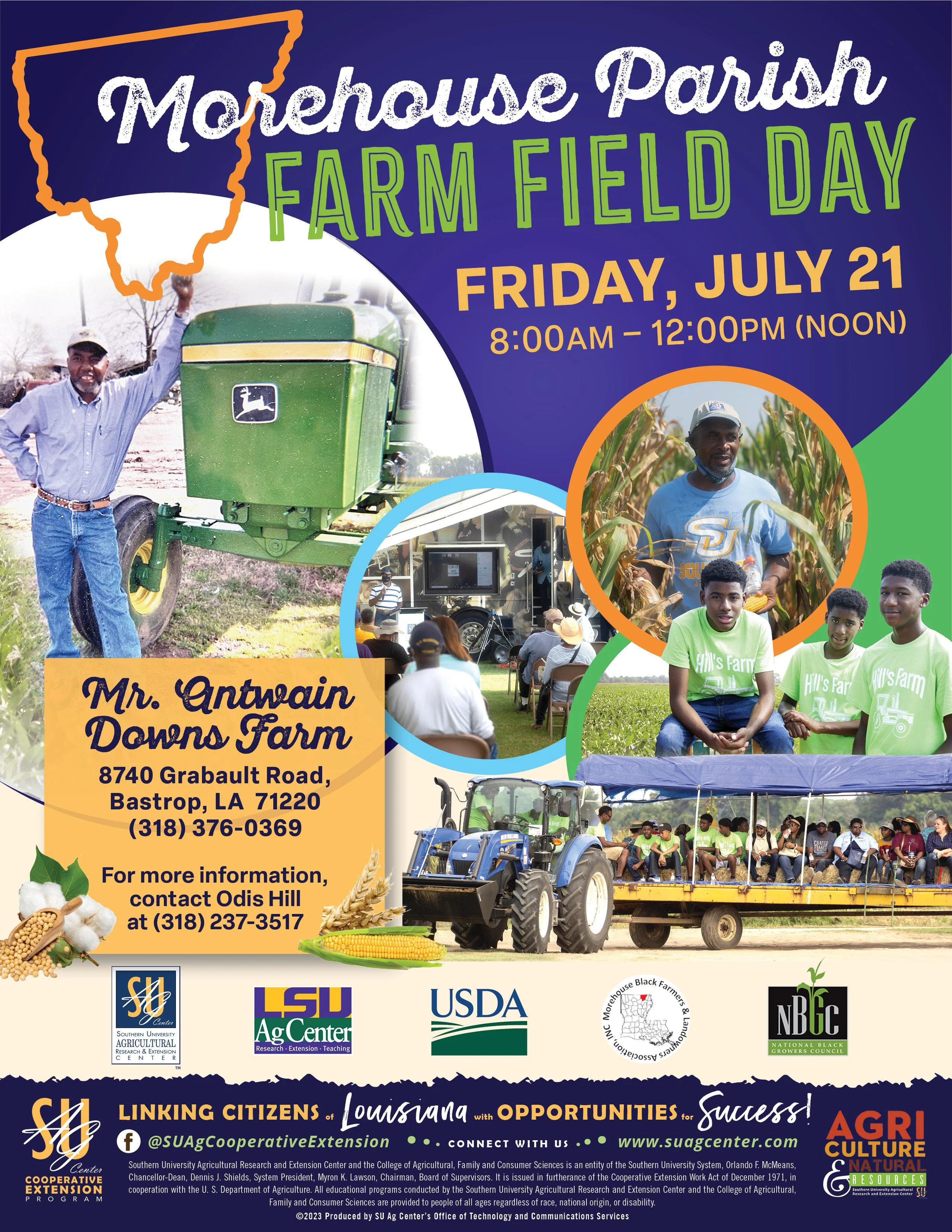 SU Ag Center’s Morehouse Parish Farm Field Day set for July 21, 2023