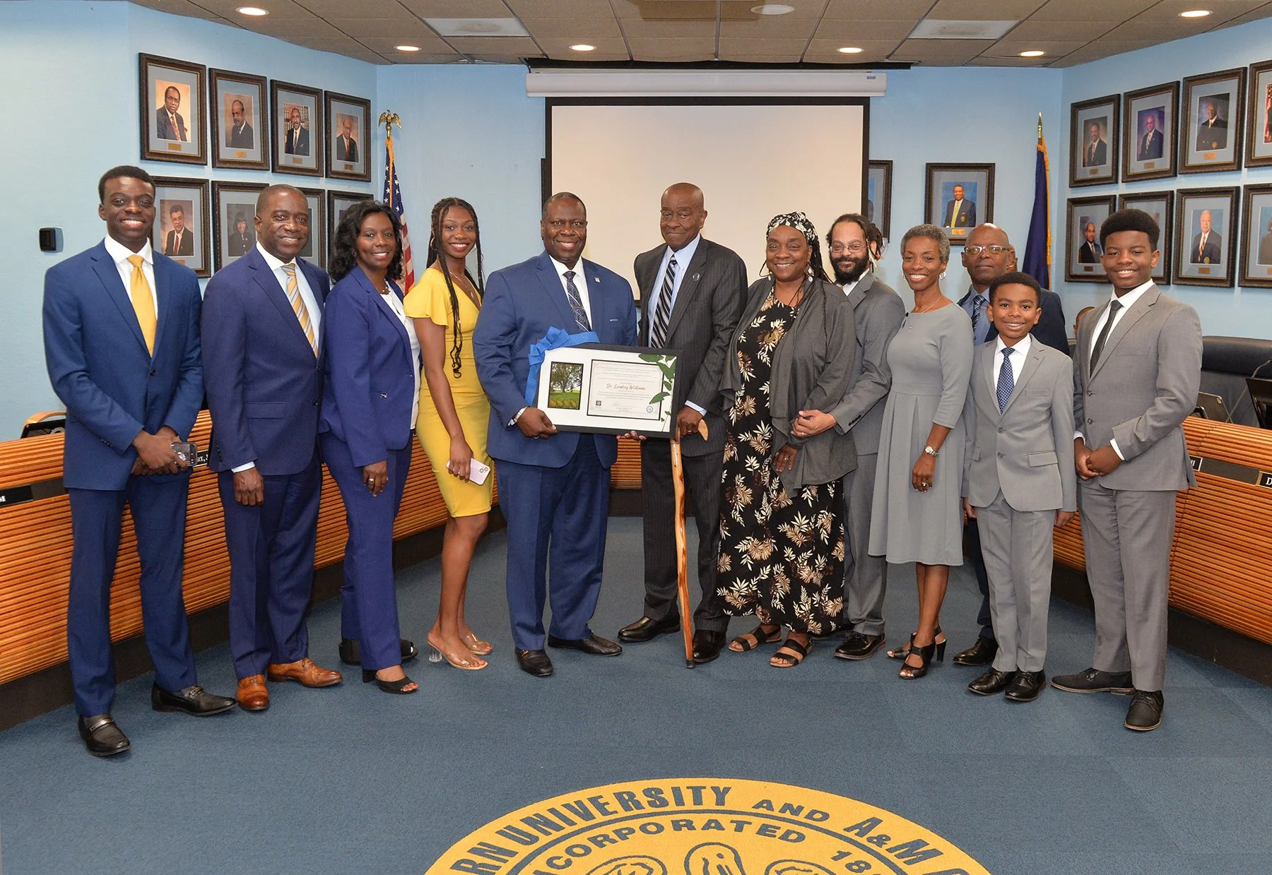Dr. Leodrey Williams has been officially named Chancellor Emeritus of the SU Ag Center