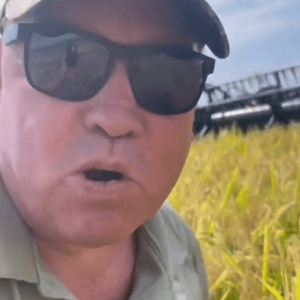 Wild Louisiana Farmer Gets Run Over By A Combine Just For The Rush