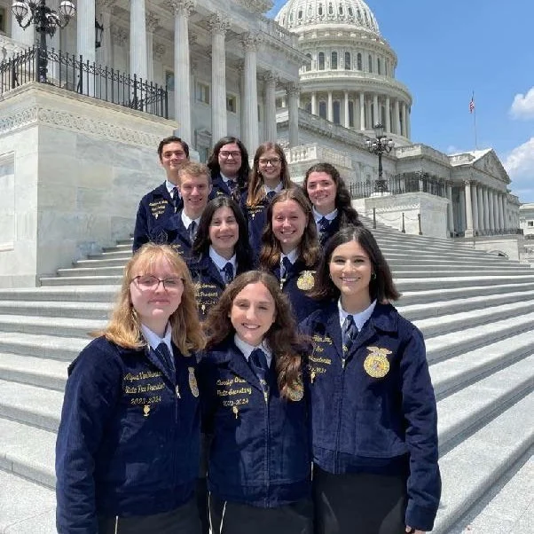 Louisiana FFA State Officers Visit Washington, DC