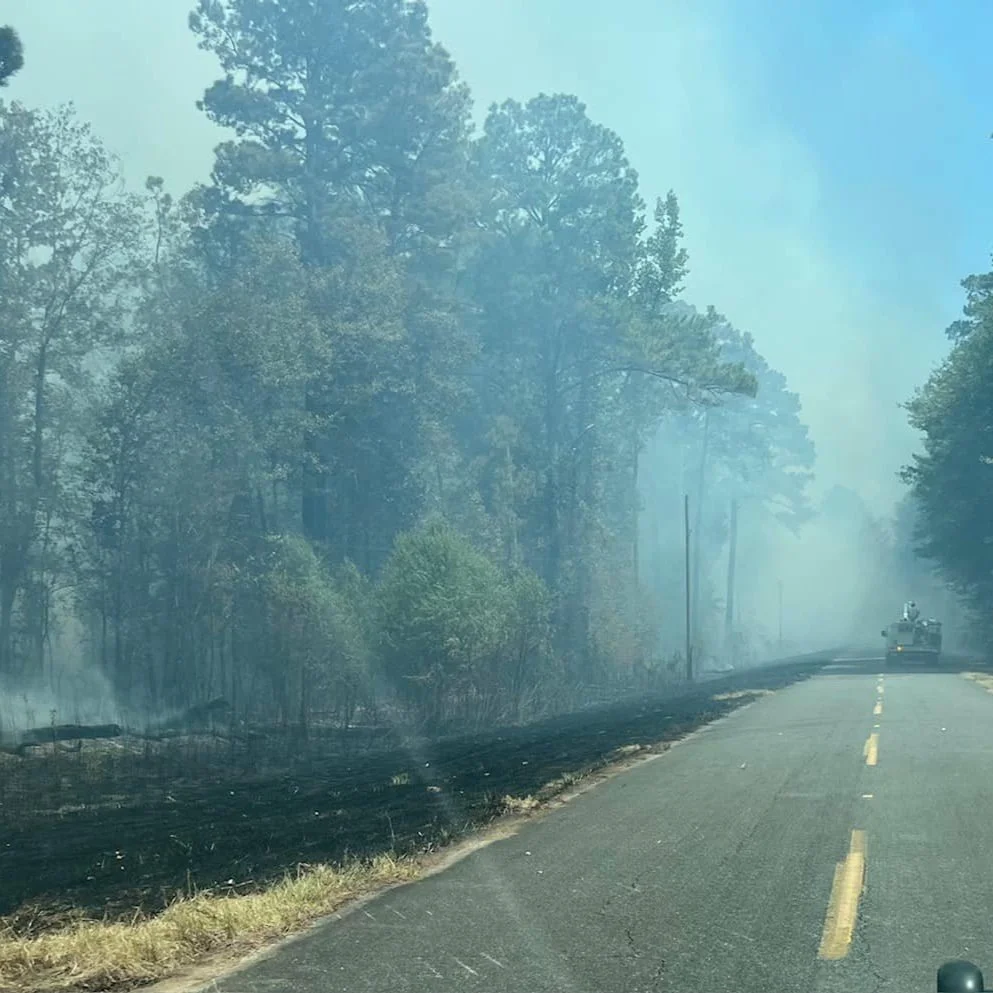 Wildfire Spurs Evacuations in Caddo Parish; Firefighter Hurt in 1 of 3 Fires in Natchitoches Parish