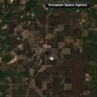 Images From Space Show the 31,000 Burnt Acres from Louisiana's Largest Wildfire Caused by Arsonist