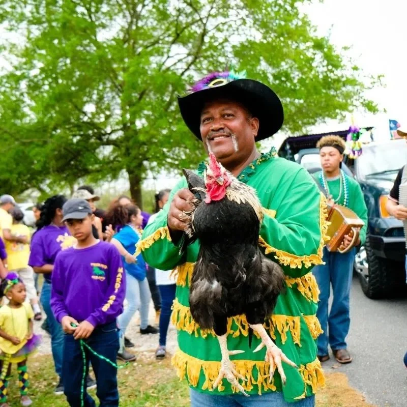 Courir de Mardi Gras: Eunice Mardi Gras Tradition of Catching Chickens Instead of Beads and Doubloons