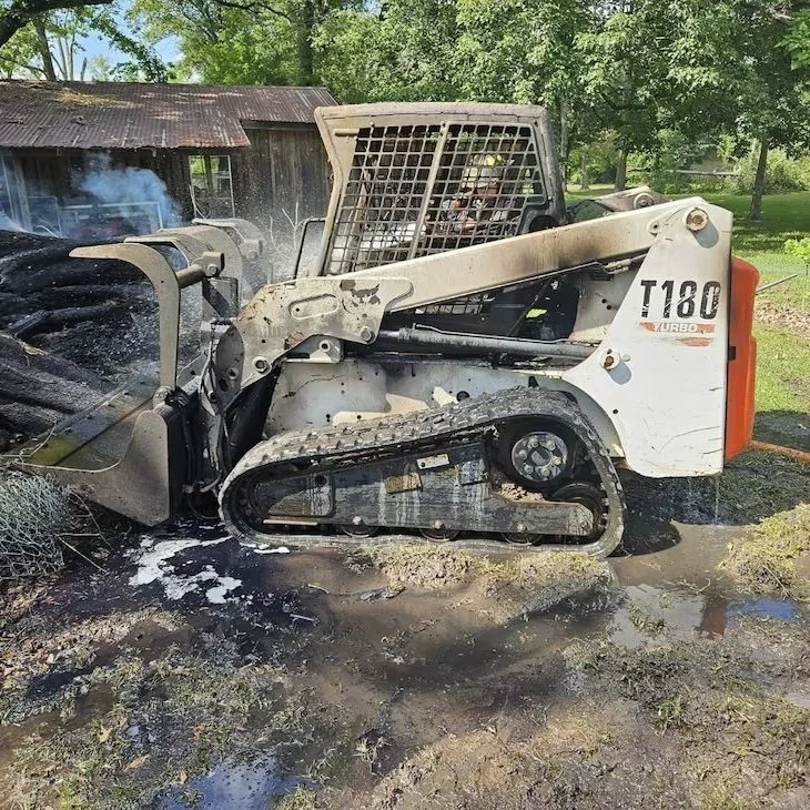 DeQuincy Man Medevacked to Burn Center After Skid Steer Fire