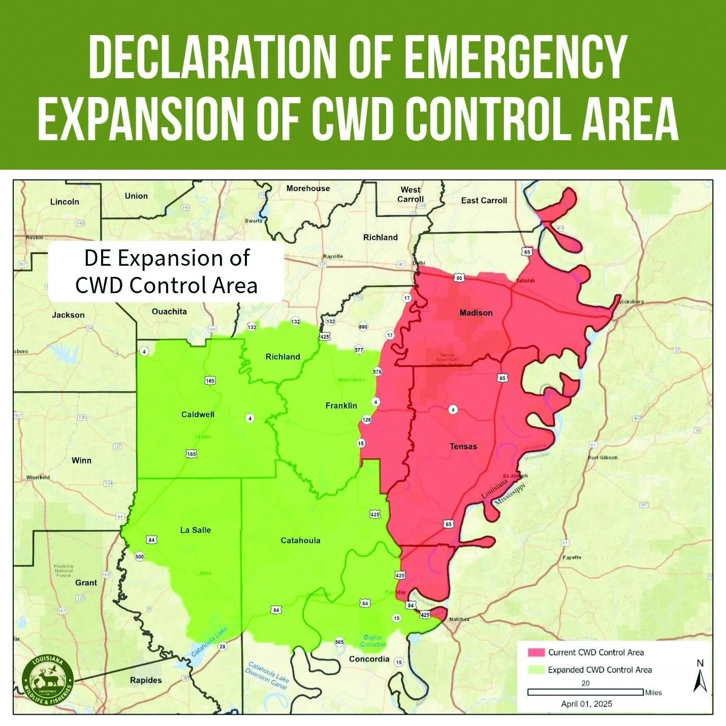 CWD Control Area Expands Again