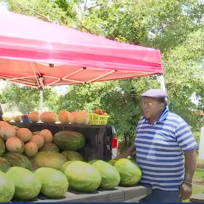 Despite New Locale, Port Vincent’s ‘Watermelon Man’ Still Selling Produce Along La. 42 After Decade