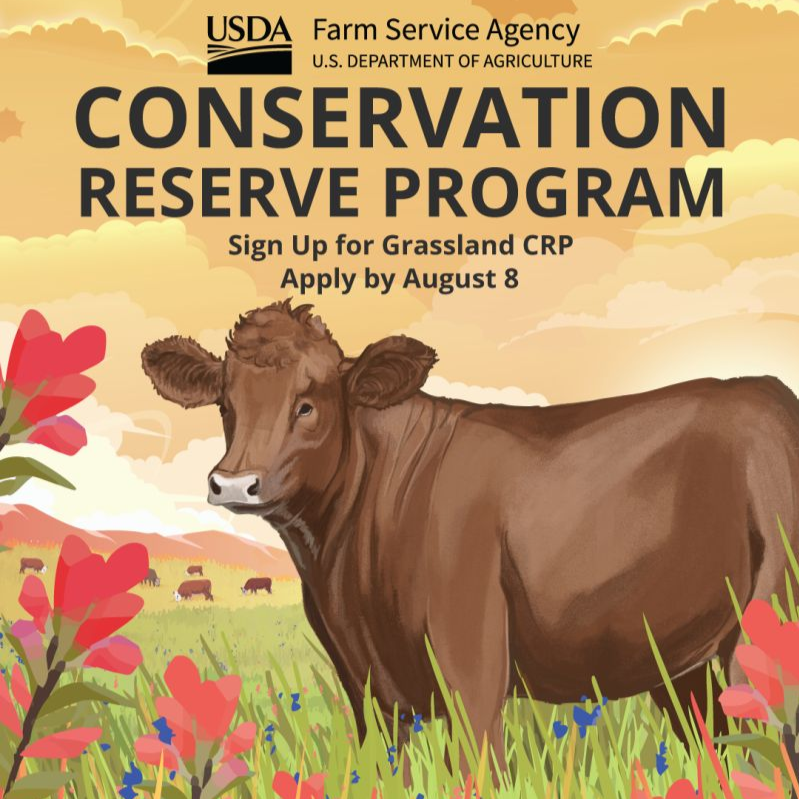 Grassland CRP Sign Up Runs Through August 8