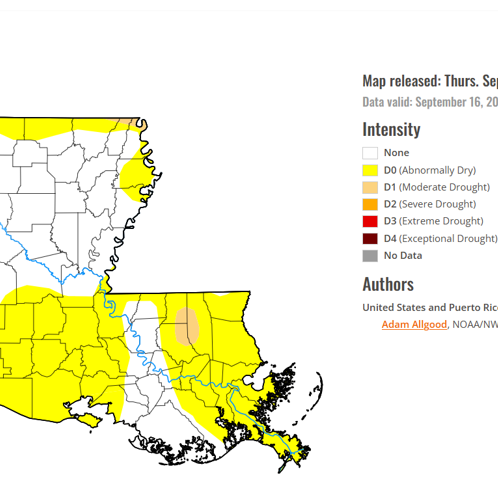 Dry/Drought Development for Louisiana