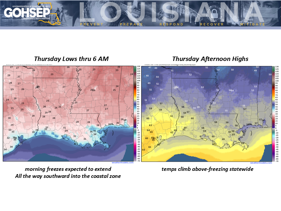 Winter Weather Update- Wednesday Evening