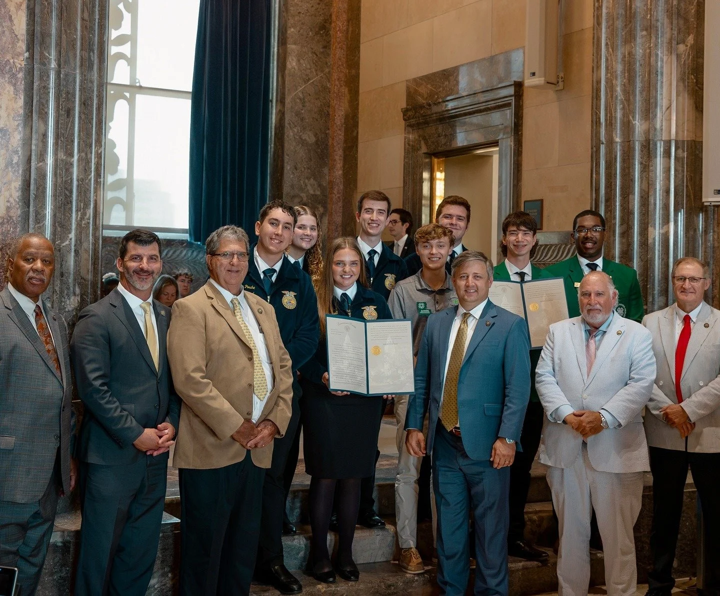 Louisiana 4-H and FFA Take Agriculture to the State Capitol