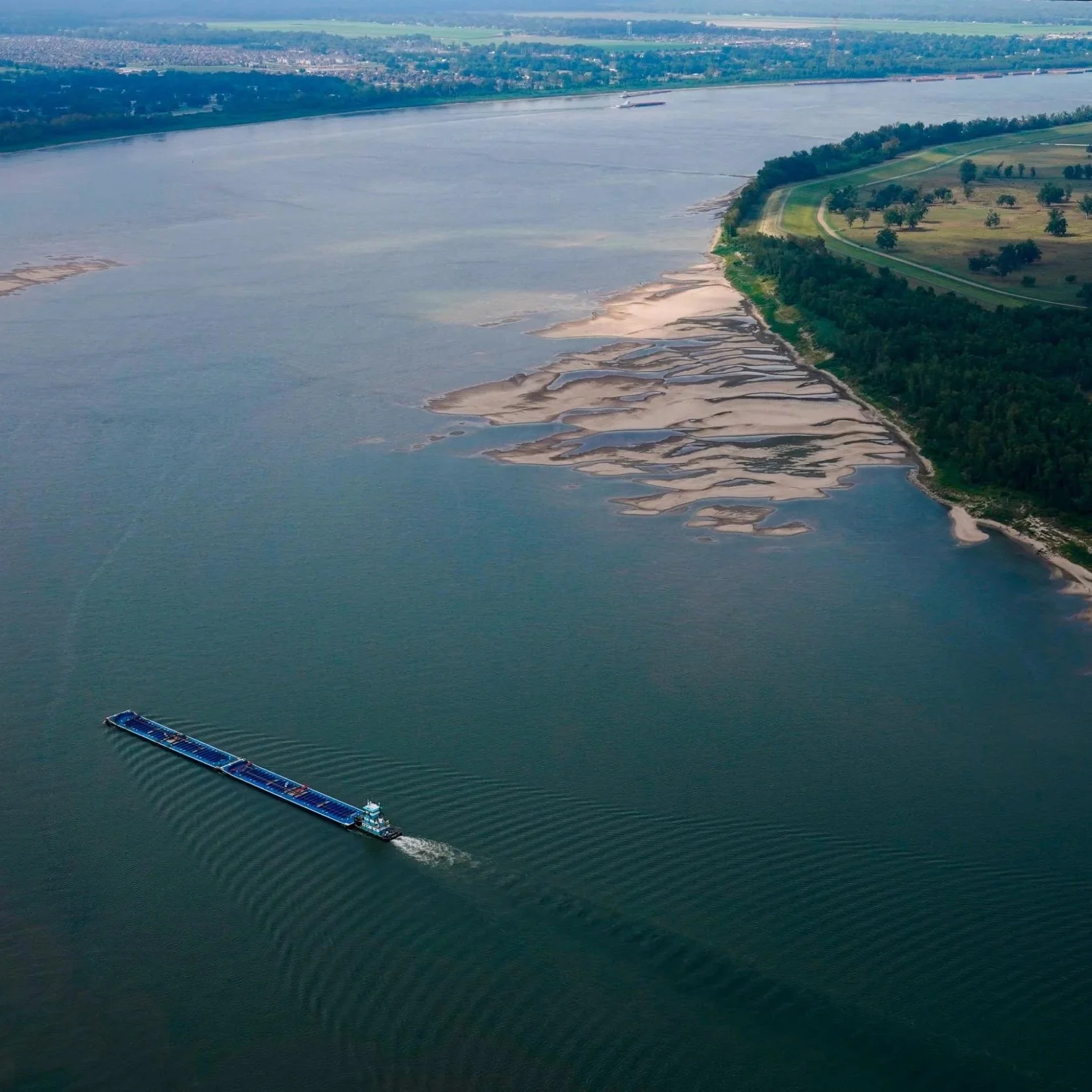 Low Mississippi River Water Levels Raise Shipping Costs For Farmers