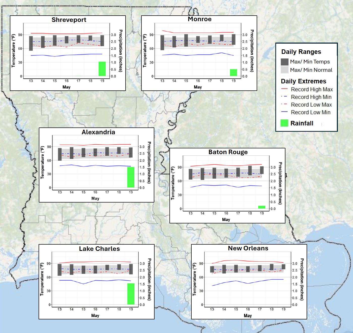 Louisiana Weekly Climate Summary - May 13–19, 2026