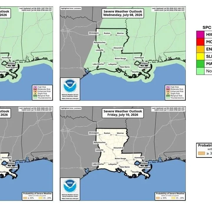 July 7-12 Weather Outlook