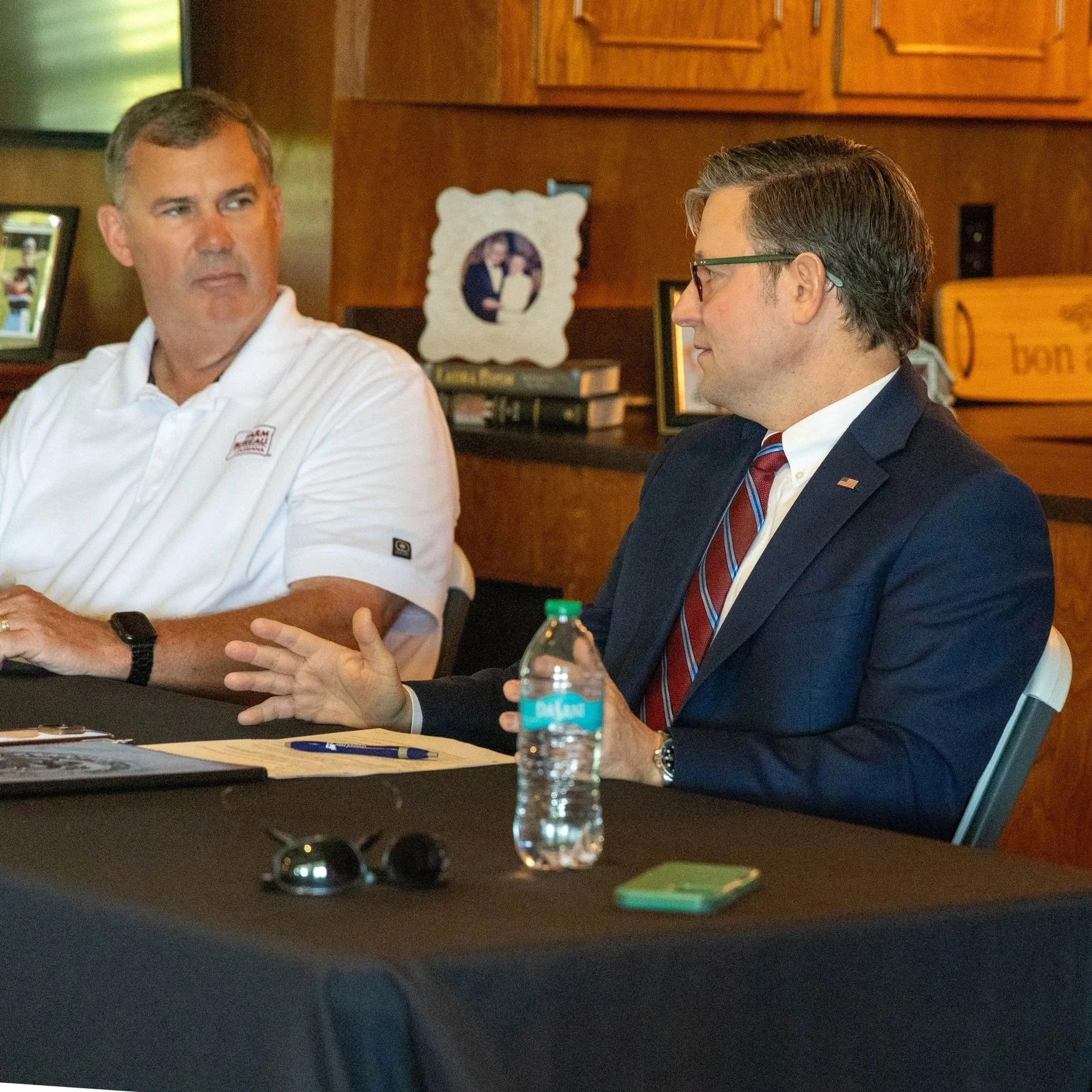 House Speaker Mike Johnson Meets With Louisiana Farmers To Discuss Trade, Economic Struggles