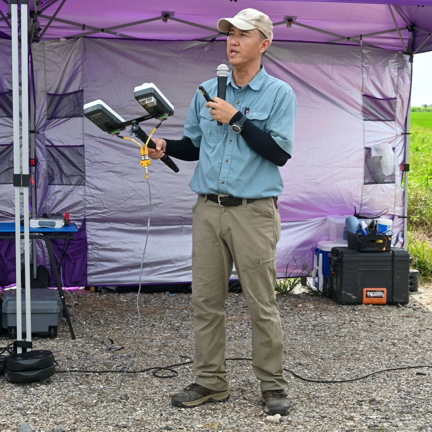Rice Field Day Showcases Conservation Techniques Studied in AgCenter Grant Project