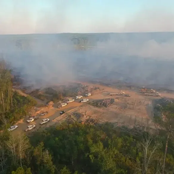 Crews Contain 32-acre Brush Fire in Ouachita Parish