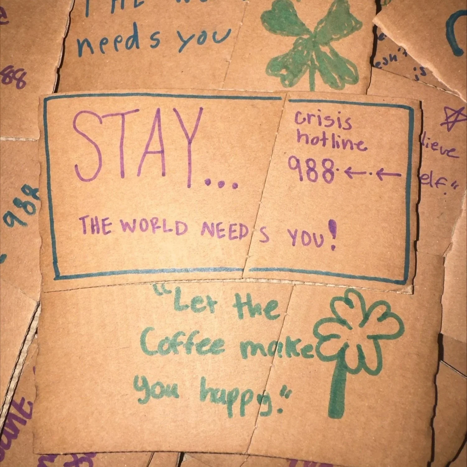 4-H Youth Spread Hope One Coffee Sleeve At A Time During Suicide Prevention Month