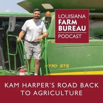 The Louisiana Farm Bureau Podcast: Kam Harper’s Road Back to Agriculture