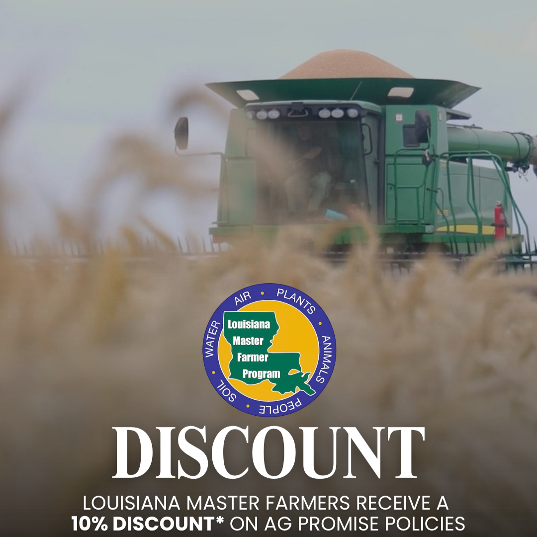 Louisiana Master Farmers Receive Discounts from Louisiana Farm Bureau Insurance