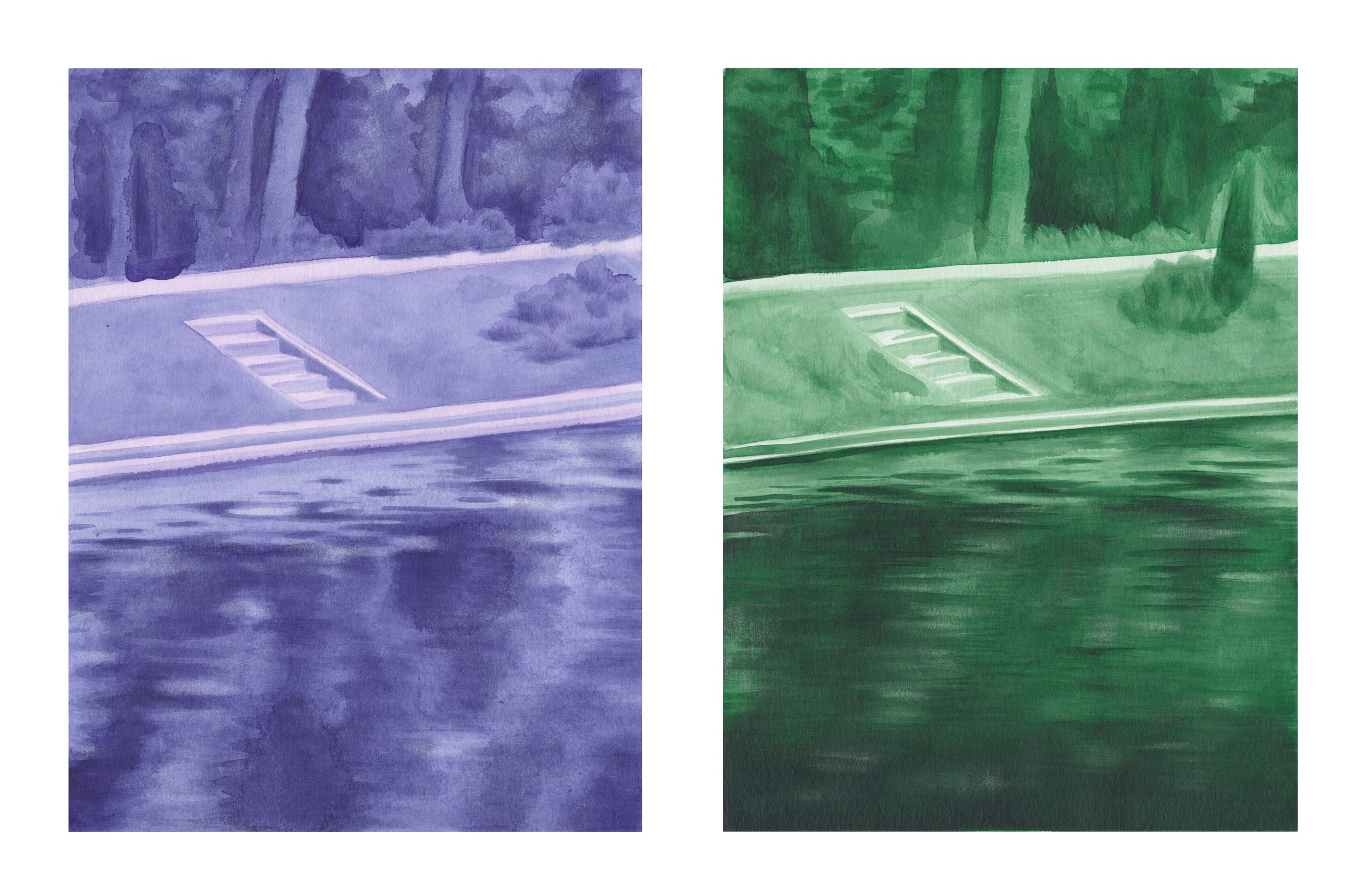 Reflection (Purple), Reflection (Green)