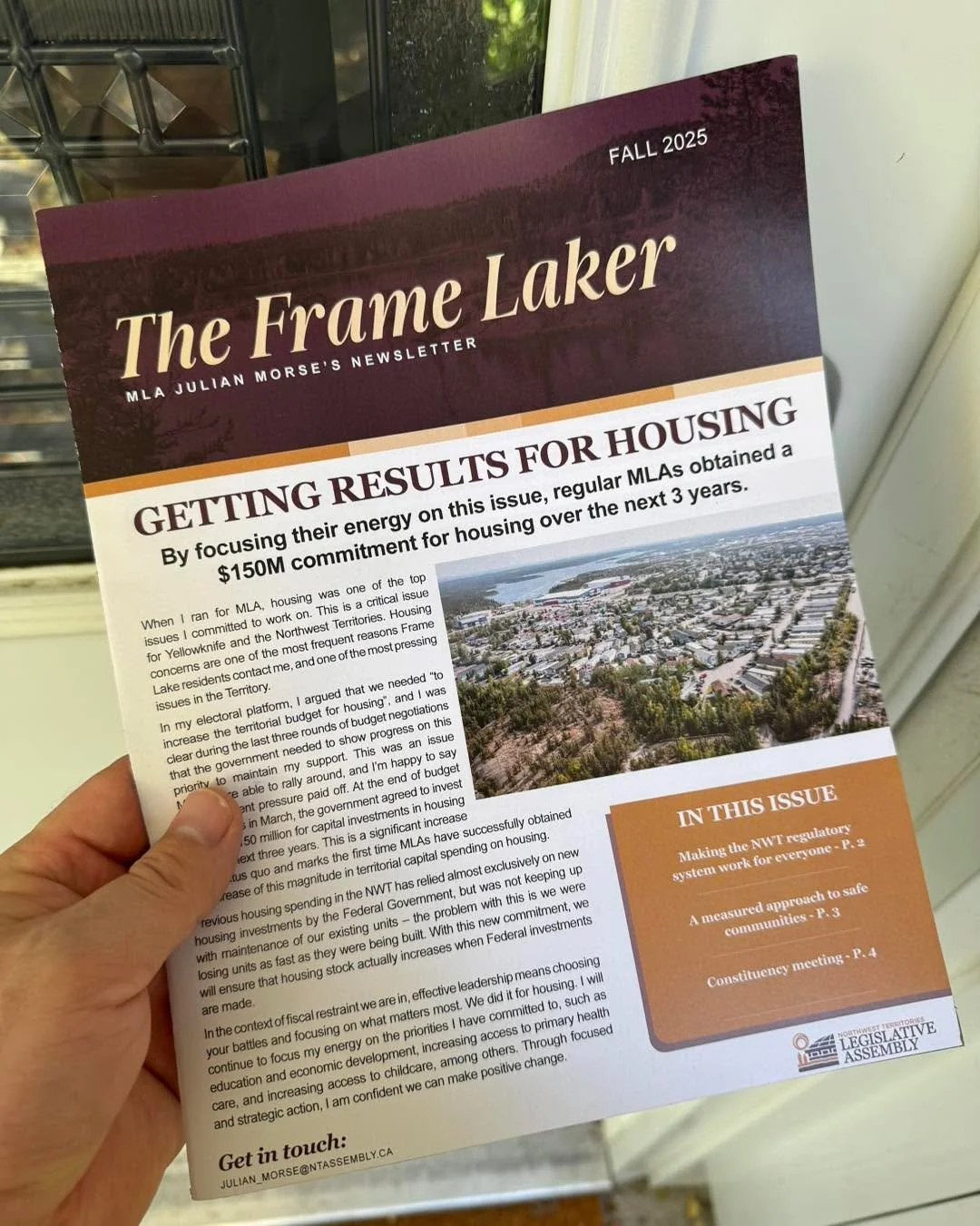 My fall newsletter is hitting the doors this weekend, keep an eye out for it! Took some time to hand-deliver a few myself, it&rsquo;s always nice connecting with people at the doors.  Someone even gave me garden fresh carrots, what a treat 😍!! 

If 