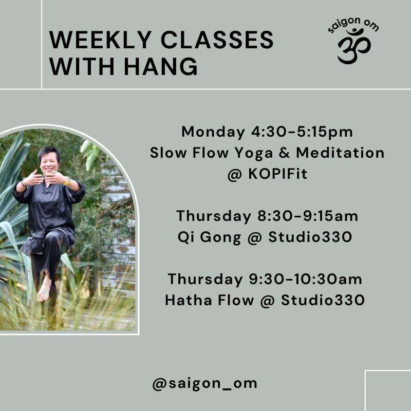 After taking some time off to welcome baby William to the family, Hang is excited to be back teaching from May 11. Join her on the mat this week! 🙌

Sign up link in bio @saigon_om

.
.
.
#saigonom #yoga #yogalove #yogaflow #yogainspiration #yogaforl