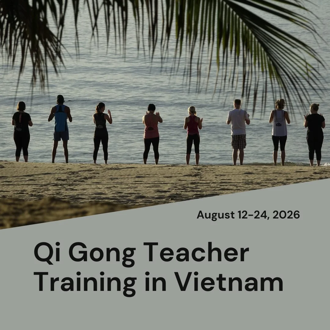 Join us in the serene coastal village of Mui Ne, Vietnam, for an immersive 12-day Qi Gong Teacher Training at the beautiful @fullmoonvillageresort 🌴

Wake each morning with sunrise meditation and flowing Qi Gong beside the ocean, then explore the ri