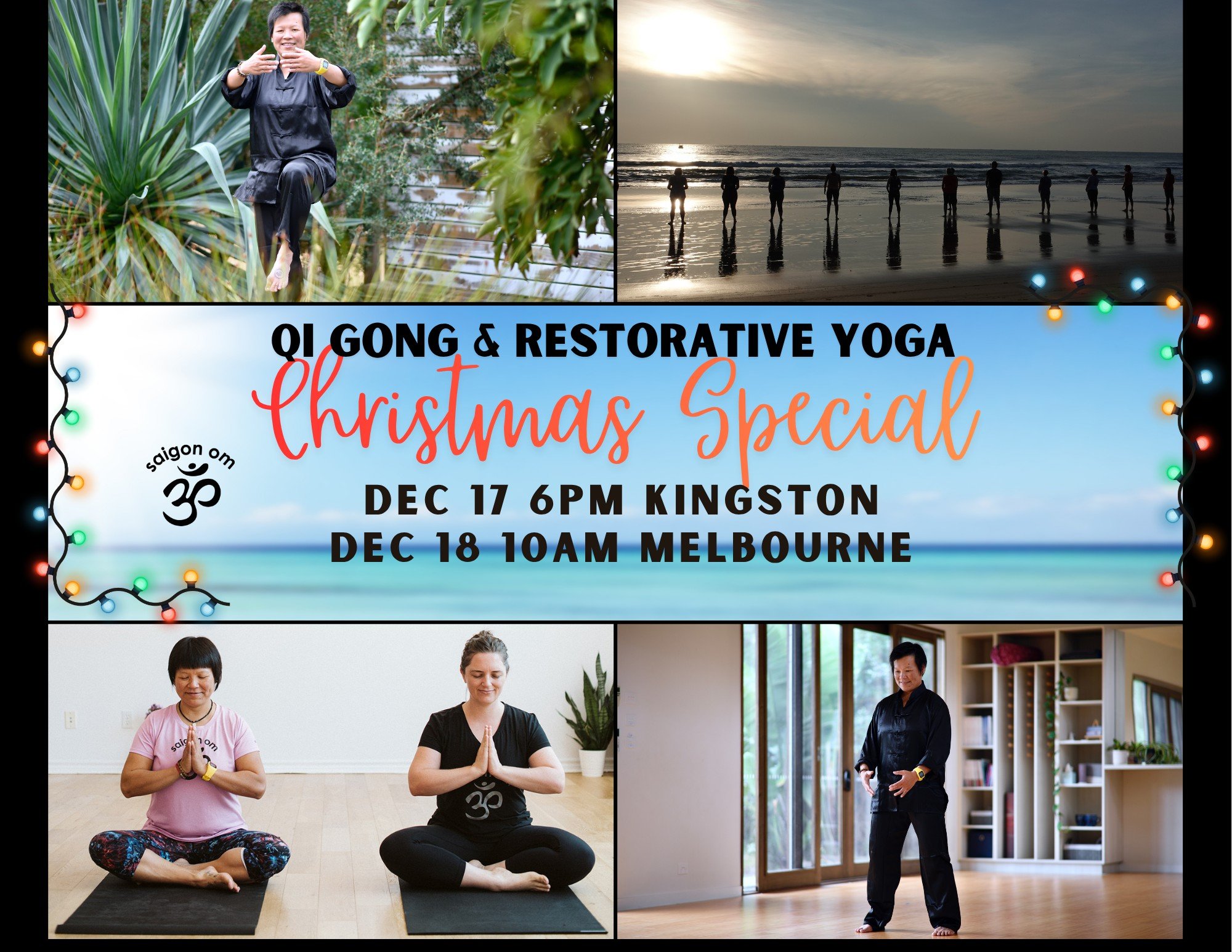 Just two sleeps until our Christmas Special: Virtual Qi Gong &amp; Restorative Yoga.

Join Hang for a gentle one-hour class to bring ease and nourish softness and compassion with all that is going on in the world 💛

💛 All levels welcome
💛 Included