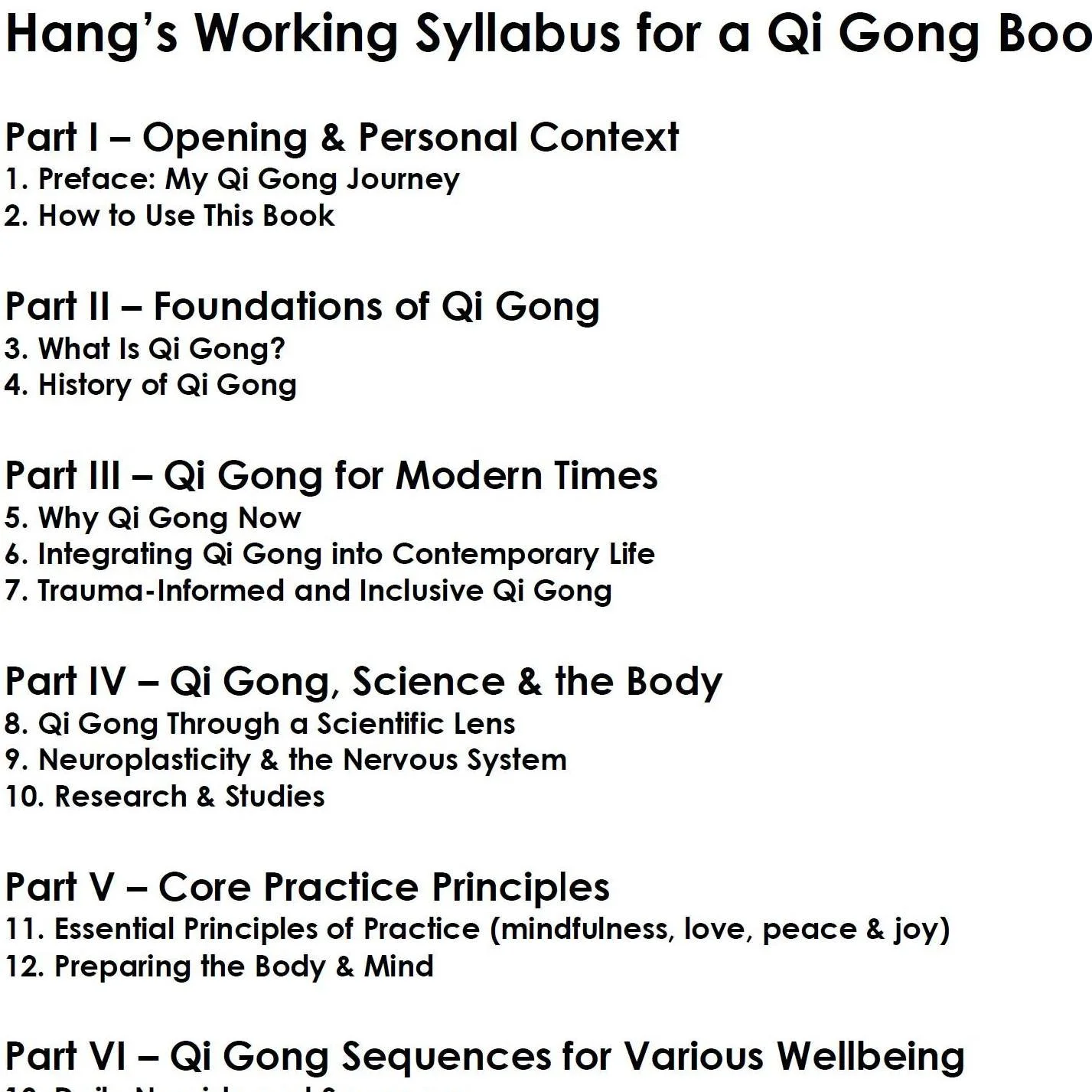 #FunFactFriday Big news! As mentioned some 10+ years ago, Hang is finally writing her Qi Gong book! 

After 23 years of teaching, practicing, and scribbling down insights on literally every scrap of paper she could find ie. Sarah's napkins, the back 